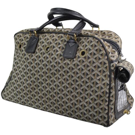 goyard pet carrier.